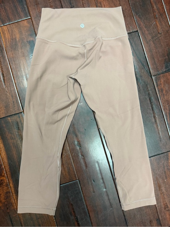 lululemon athletica Pants - lululemon athletica Cropped Leggings in Light Taupe 25 inch